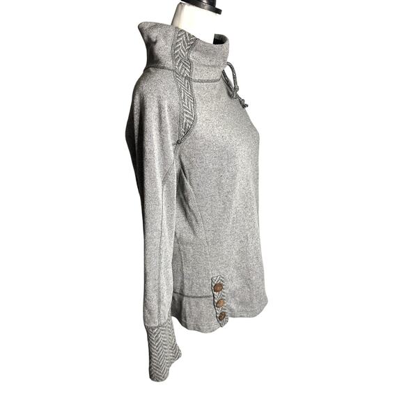 Prana Gray Women's Pull Over Gray Size XL - Picture 2 of 4